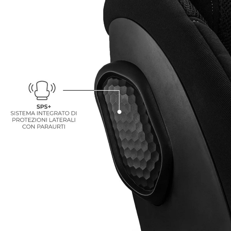Kinderkraft Seggiolino auto 0-36kg XRIDER 2 I-size Nero