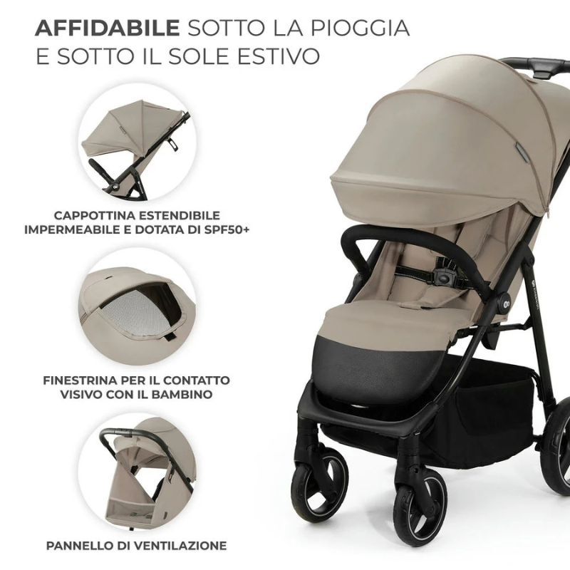 Kinderkraft Passeggino Leggero 0-25kg TRIG3 Beige