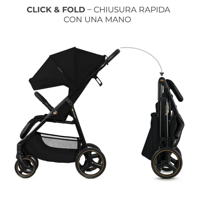 Kinderkraft Passeggino Leggero 0-25kg TRIG3 Nero