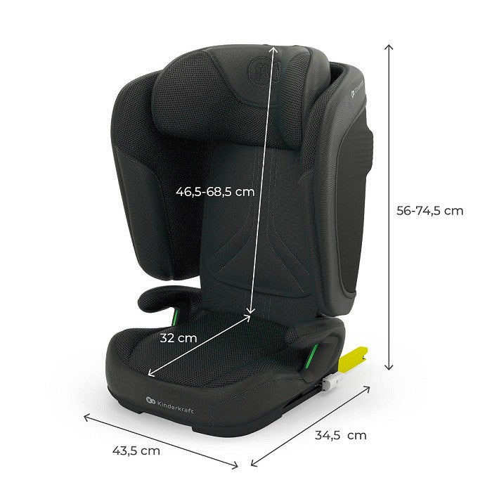 Kinderkraft Seggiolino Auto 15-36kg UNITY2 Nero