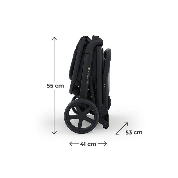 Kinderkraft passeggino leggero NUBI3 Nero
