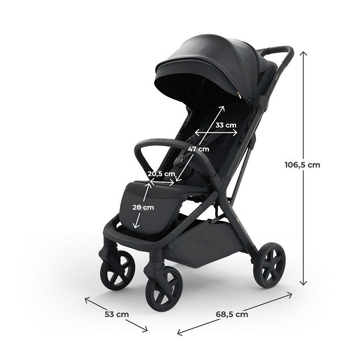 Kinderkraft passeggino leggero NUBI3 Nero