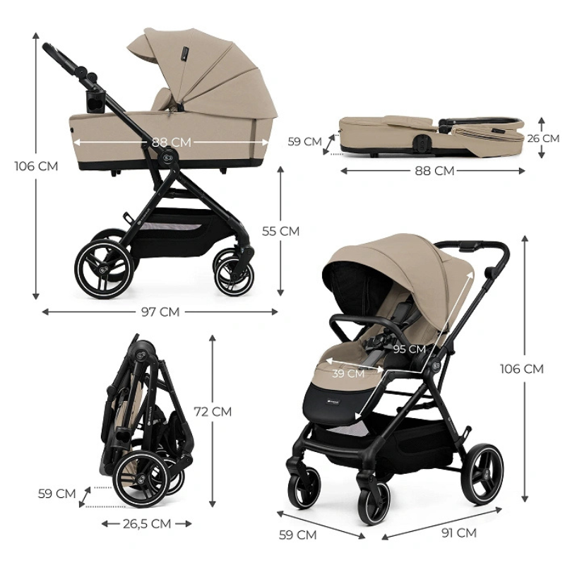 Kinderkraft Trio Leggero YOXI Beige