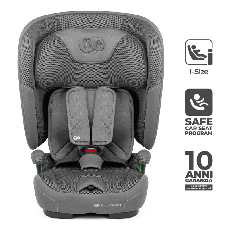 Kinderkraft Seggiolino auto 9-36kg FIX2GO Grigio