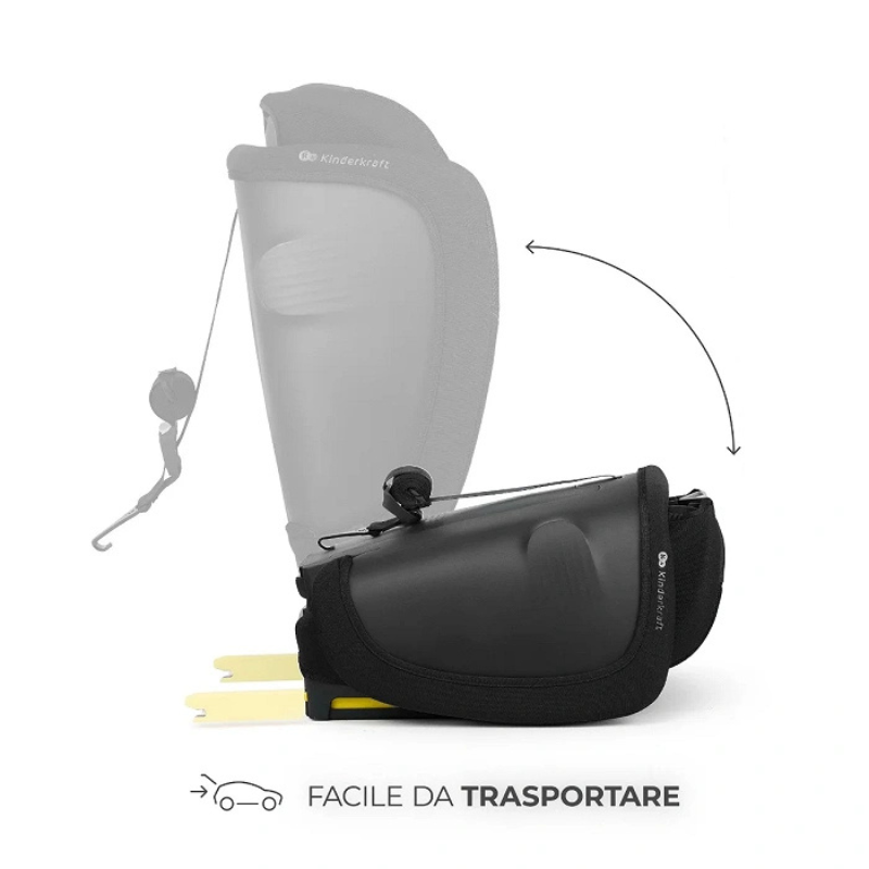 Kinderkraft Seggiolino auto 9-36kg FIX2GO Nero