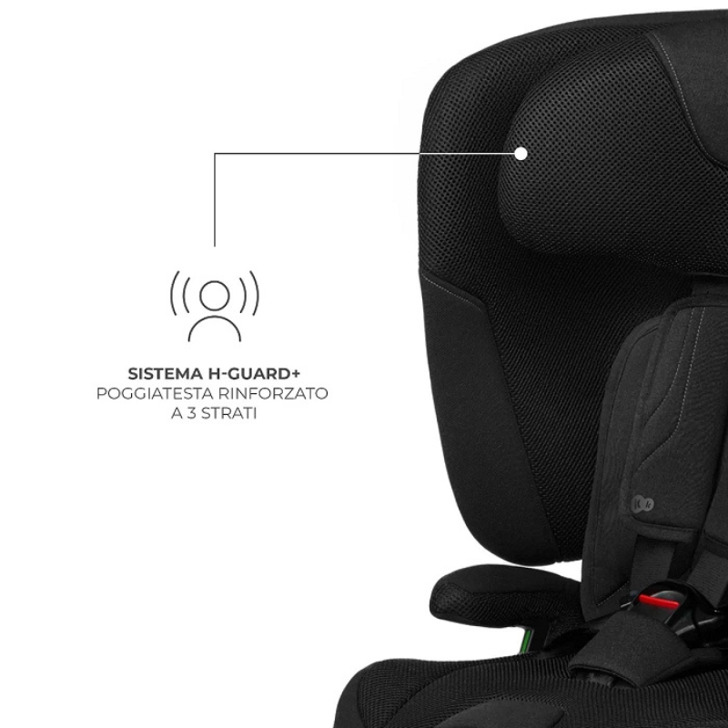 Kinderkraft Seggiolino auto 9-36kg FIX2GO Nero