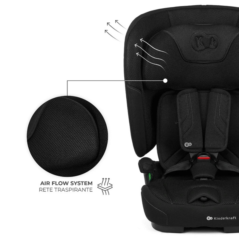 Kinderkraft Seggiolino auto 9-36kg FIX2GO Nero