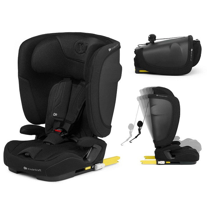 Kinderkraft Seggiolino auto 9-36kg FIX2GO Nero
