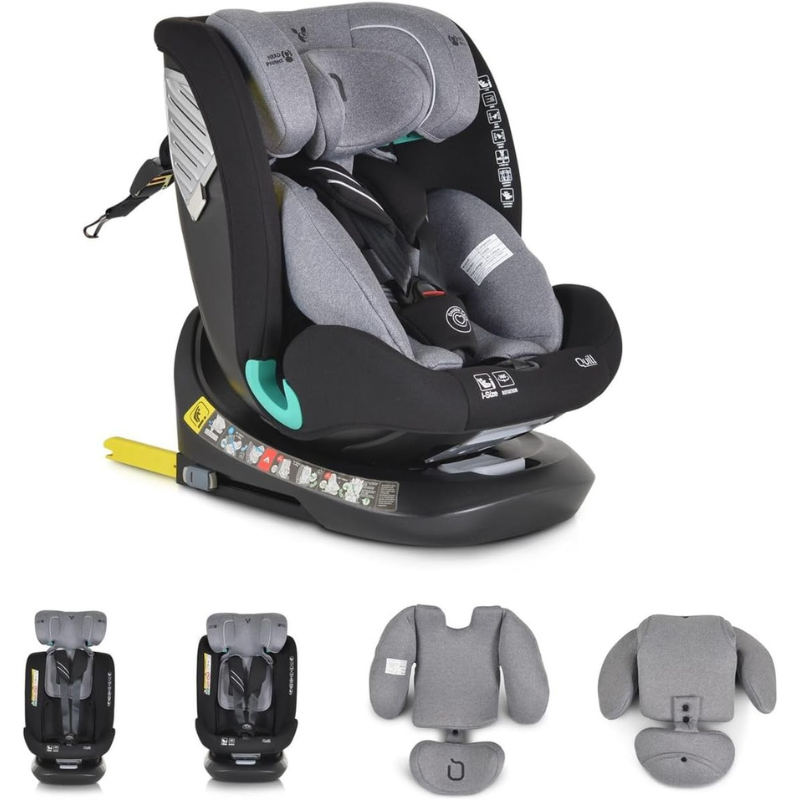 Moni Seggiolino Auto i-Size Quill Grey
