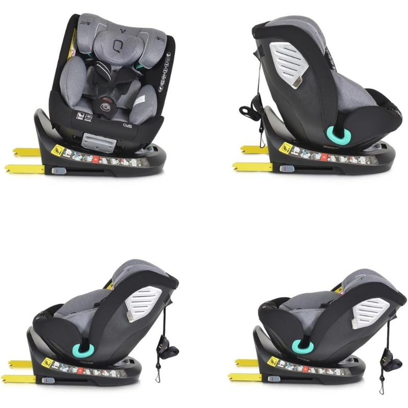 Moni Seggiolino Auto i-Size Quill Grey