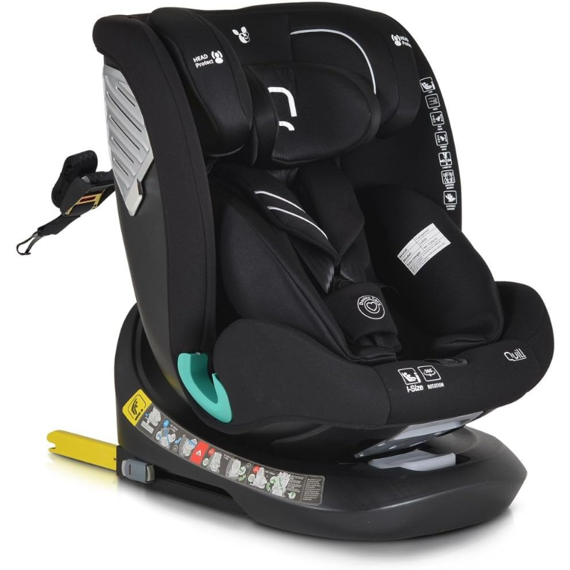 Moni Seggiolino Auto i-Size Quill Black