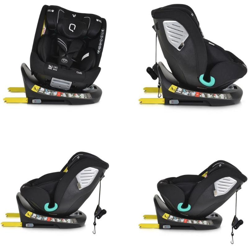 Moni Seggiolino Auto i-Size Quill Black