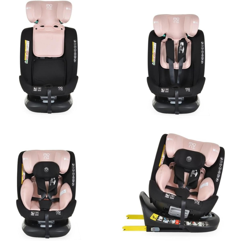 Moni Seggiolino Auto i-Size Serengeti Pink