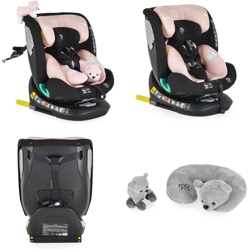 Moni Seggiolino Auto i-Size Serengeti Pink