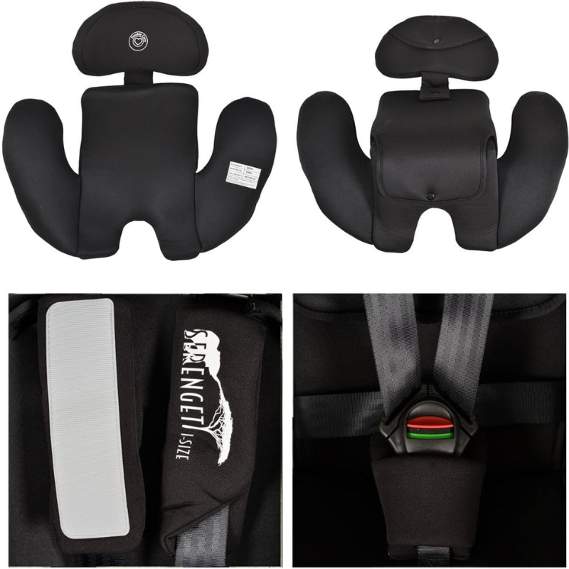 Moni Seggiolino Auto i-Size Serengeti Black