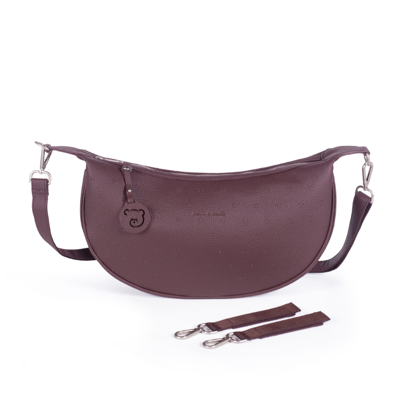 Pasito A Pasito Borsa a Tracolla Gondola NEW London Cherry