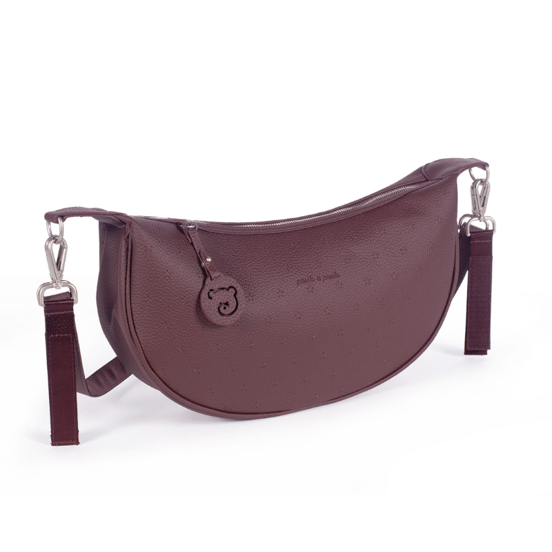 Pasito A Pasito Borsa a Tracolla Gondola NEW London Cherry