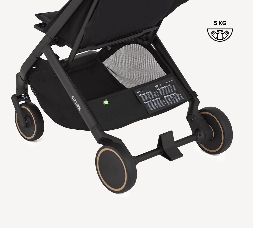 Anex Air-X2 Nero passeggino leggero 0-22kg