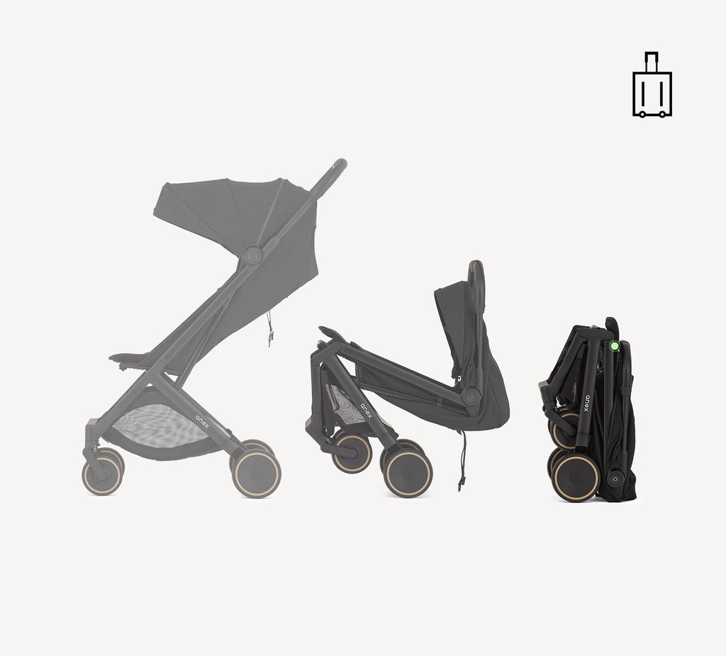 Anex Air-X2 Nero passeggino leggero 0-22kg