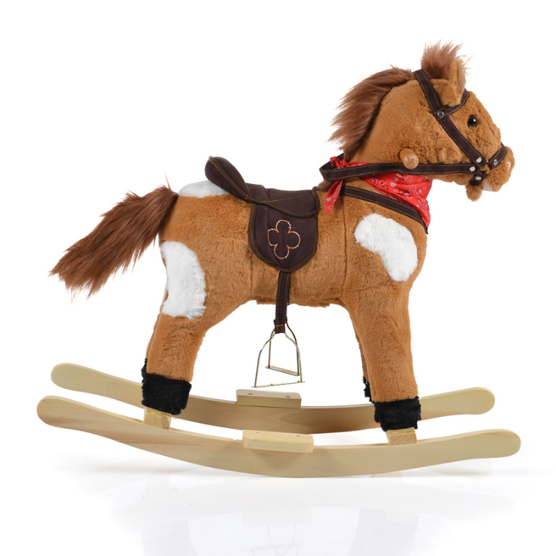 Moni Dondolo Plush Rocking Animal Horse Thunder