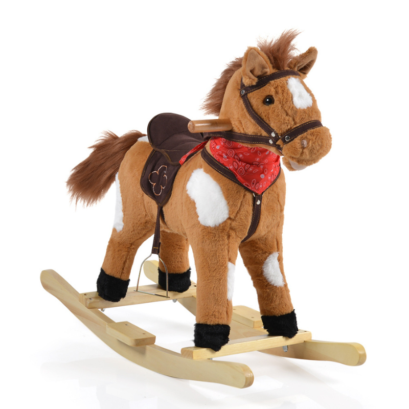 Moni Dondolo Plush Rocking Animal Horse Thunder