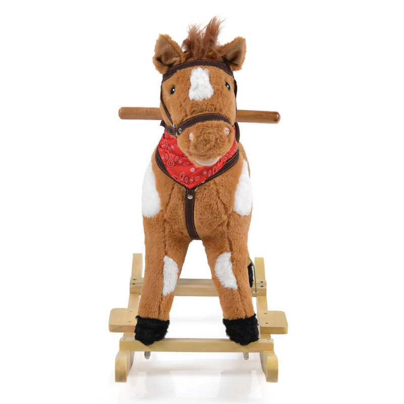 Moni Dondolo Plush Rocking Animal Horse Thunder
