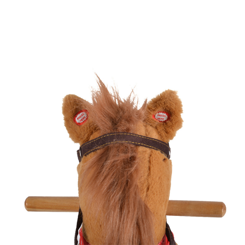 Moni Dondolo Plush Rocking Animal Horse Thunder