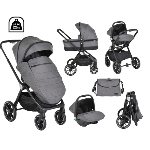Cangaroo Trio Christiano Dark Grey