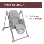 Chicco Seggiolone Polly Armonia Steel