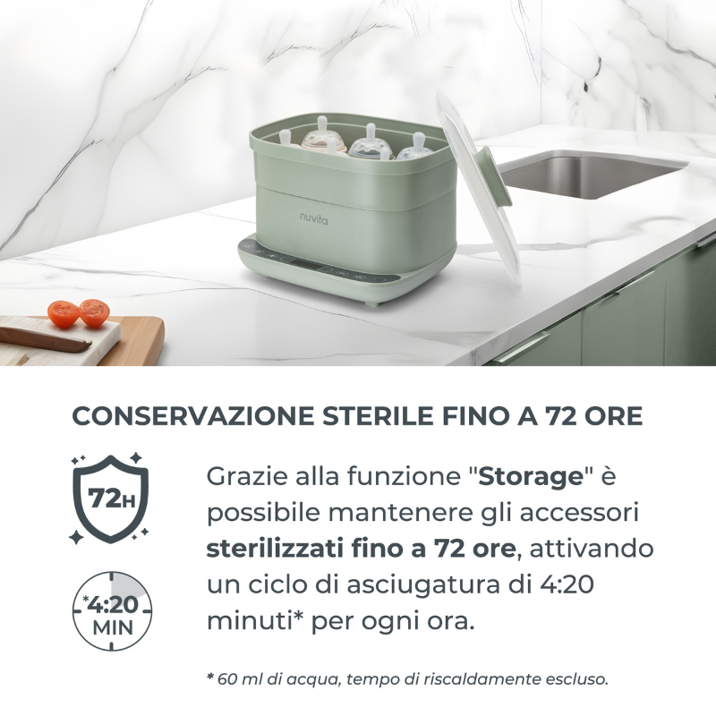 Nuvita Sterilizzatore con Asciugatura 2 in 1 SteriDry - 1088