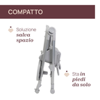 Chicco Seggiolone Polly Armonia Steel