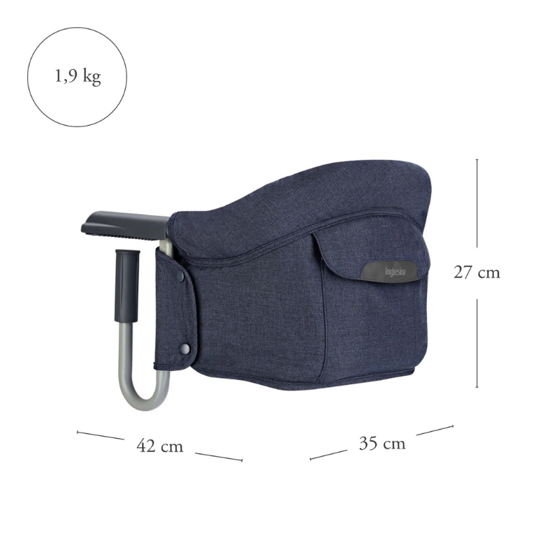 Inglesina Seggiolino da Tavola Fast Charcoal Grey