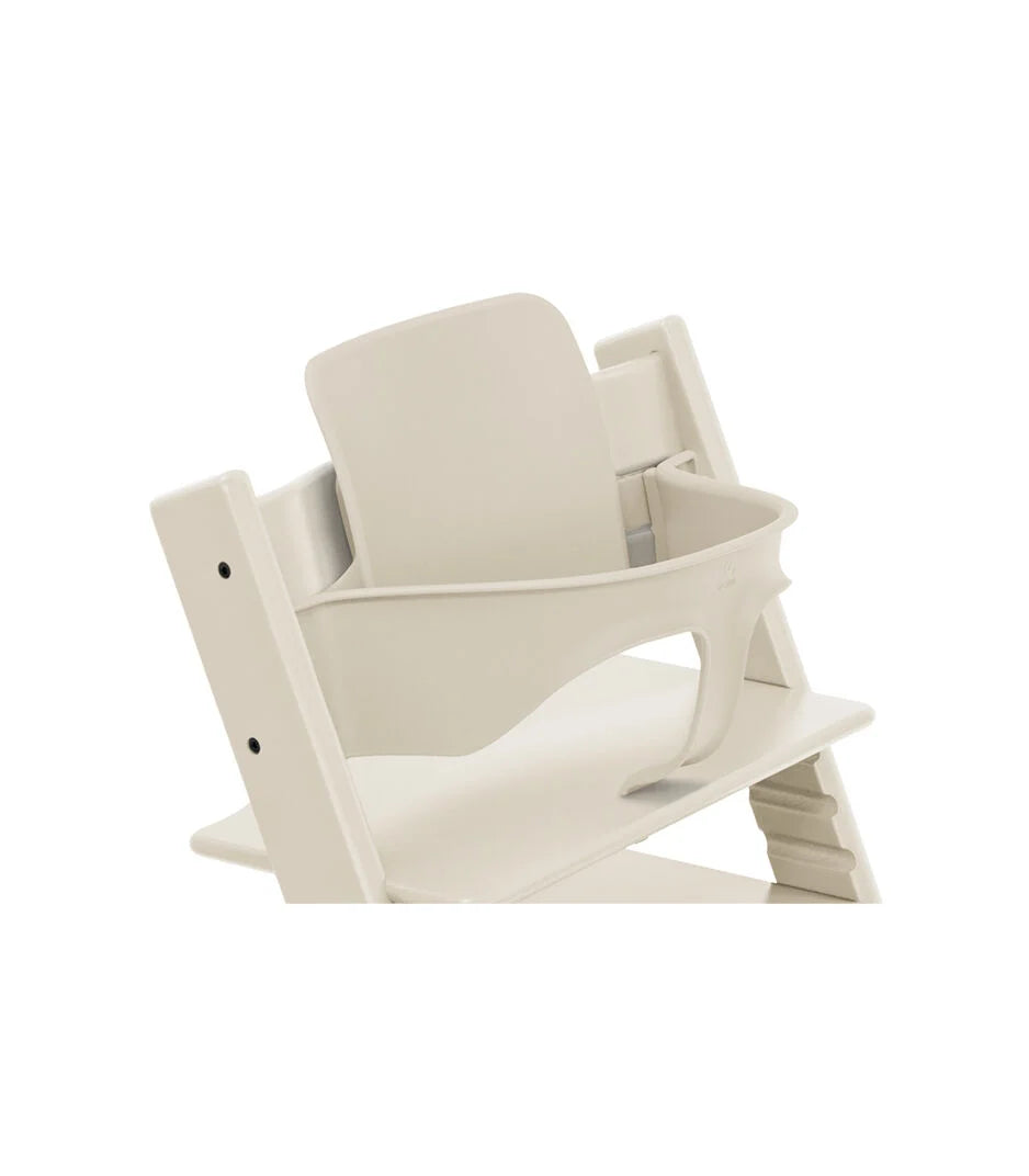 Stokke Promo Tripp Trapp Vanilla White con Baby Set e vassoio