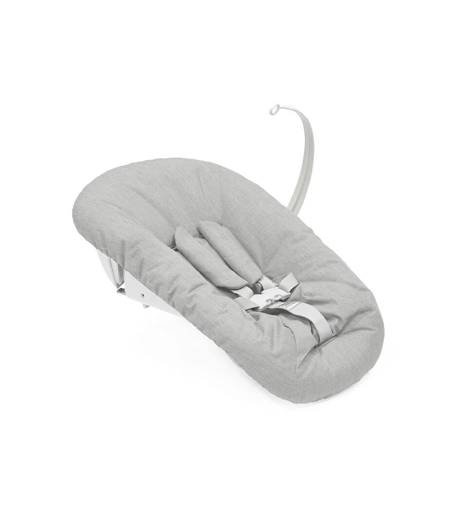 Stokke Promo Tripp Trapp Heather Mauve con Newborn