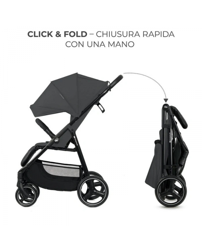 Kinderkraft Passeggino Leggero 0-25kg TRIG3 Grigio