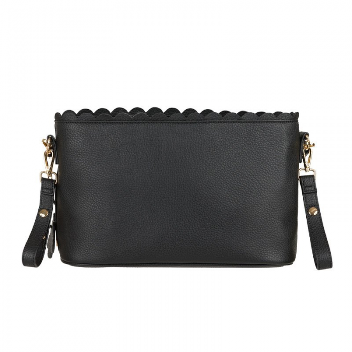 Nanan Borsa Passeggio Ecopelle Nera