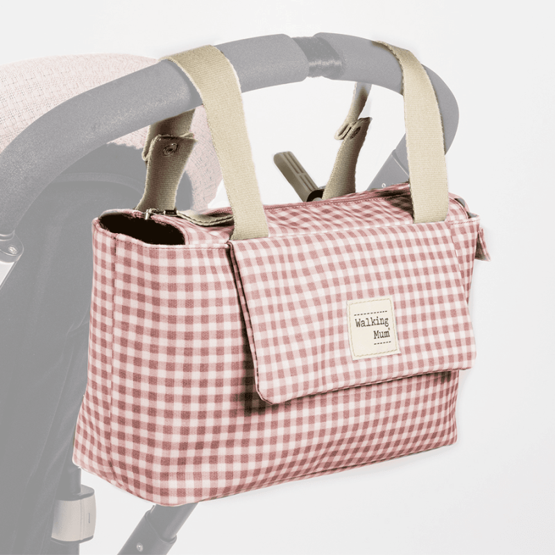 Pasito A Pasito Organiser I Love Vichy Rosa - Linea Walking Mum