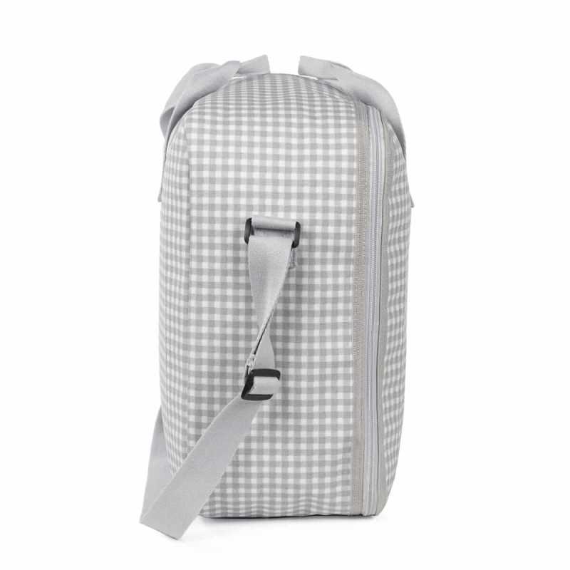 Pasito A Pasito Valigia Clinica I Love Vichy Grigio - Linea Walking Mum