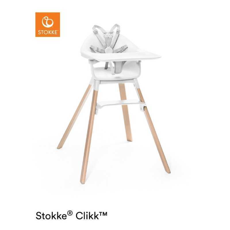 Stokke Clikk White con cuscino omaggio Multicircles