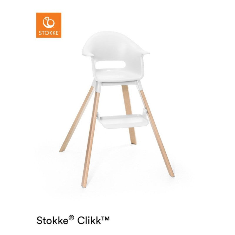 Stokke Seggiolone Pappa Clikk White