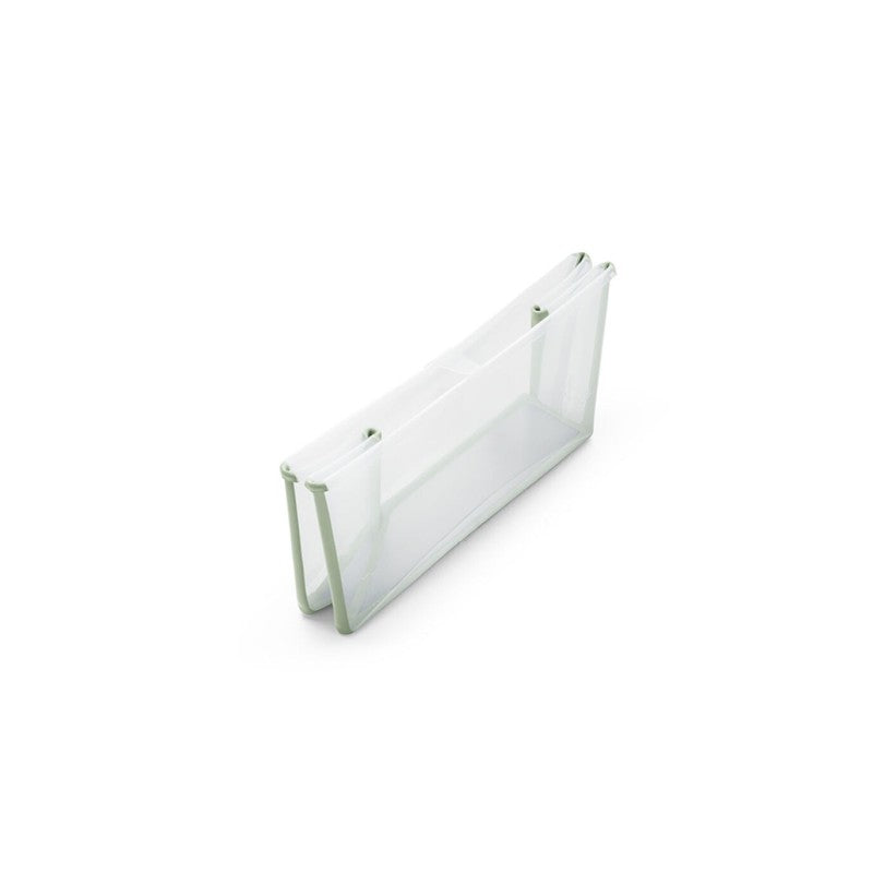 Stokke Flexi Bath Transparent Green + Supporto per Neonato omaggio