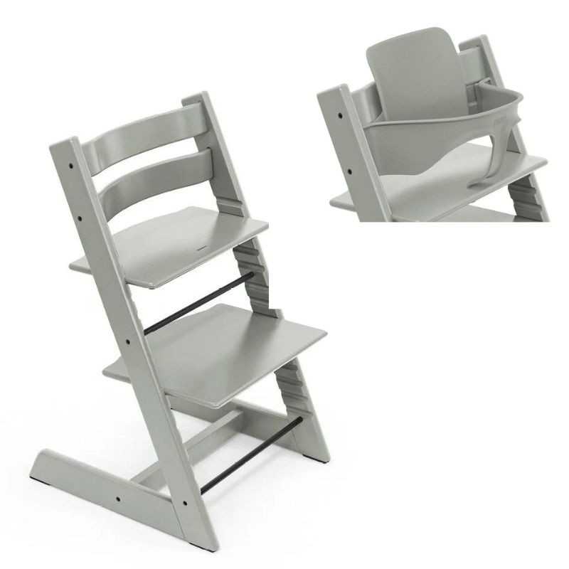 Stokke Promo Tripp Trapp Glacier Green con Baby Set